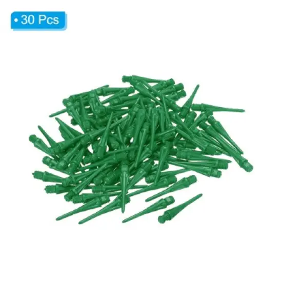 Unique Bargains 2BA Thread Plastic Soft Dart Tips Replacement Accessories 30 Pcs image {2}