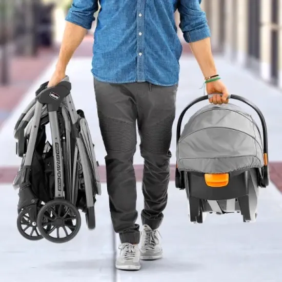 Chicco Mini Bravo Plus Travel System - Slate Gray image {3}