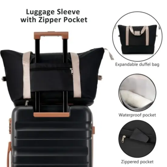 KTMBDW Luggage Set Carry on Suitcase with ABS+PC hardshell, Spinner Wheels & TSA Lock image {7}