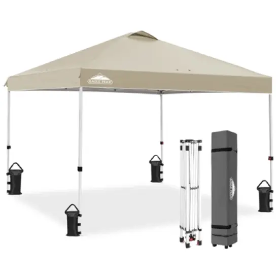 EAGLE PEAK 10x10 Pop Up Canopy Instant Tent w/ 4 Weight Bags image {27}