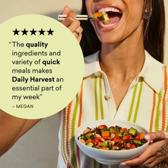 Daily Harvest - Lunch + Dinner Favorites - Frozen Organic Harvest Bowls, Pasta, Gluten-Free, Vegan, Easy to Prep (10 count) image {2}