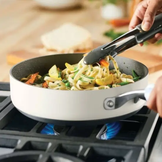 Anolon Achieve 3qt Hard Anodized Nonstick Saute Pan with Lid image {3}