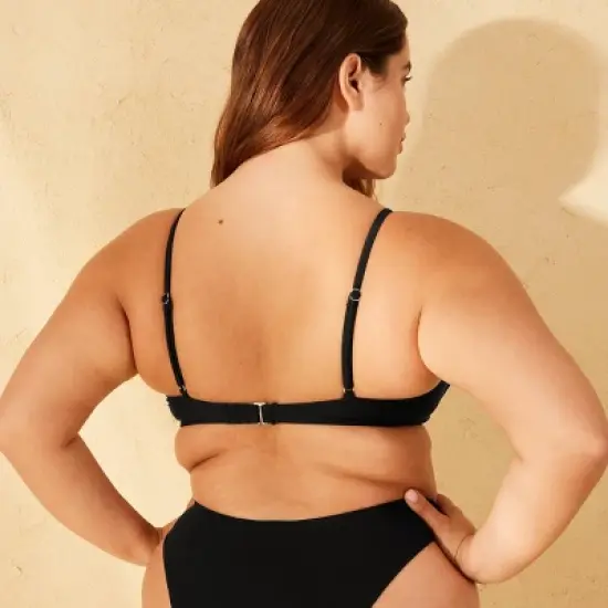 Women's Knot-Front Scoop Bralette Bikini Top - Wild Fable&trade; image {4}