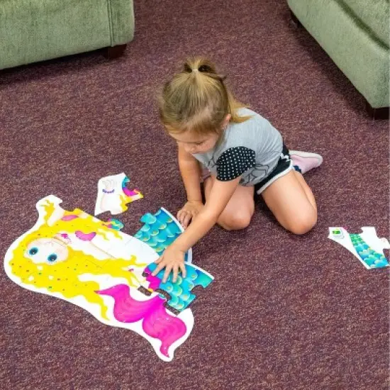 The Learning Journey My First Big Floor Puzzle Mermaid (12 pieces) image {1}