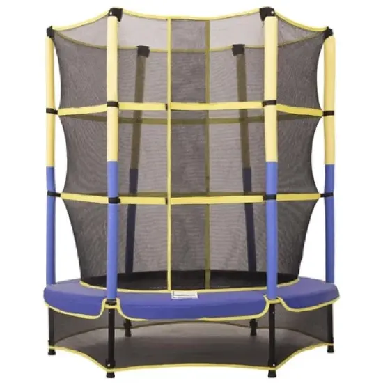 Machrus Upper Bounce 55" Kiddy Trampoline & Enclosure Set - Easy Assembly image {7}