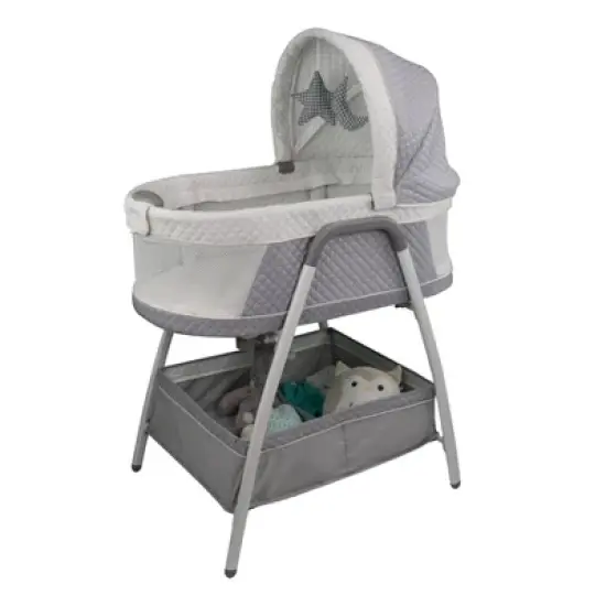 TruBliss Journey 2-in-1 Bassinet - Light Gray image {2}