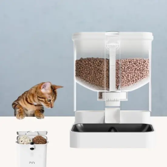 PiFi All-in-One Smart Pet Feeder AI-Powered Dog Feeder - Indoor & Outdoor Use - Dual 1080p HD Cameras - Two-Way Audio image {7}