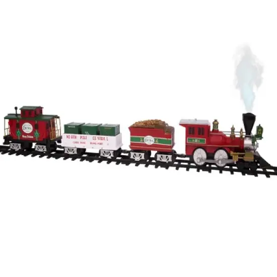 Lionel North Pole Central RTP Set with Bluetooth: Battery Operated Plastic Train Playset, 37 Pieces image {6}