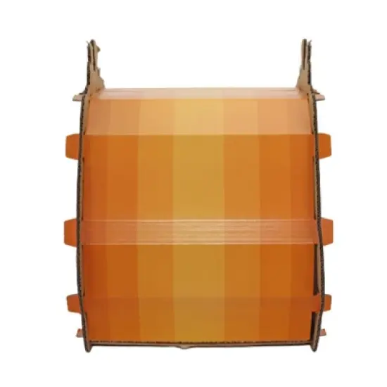 Midlee Halloween Pumpkin Cat Scratcher Cardboard House image {1}