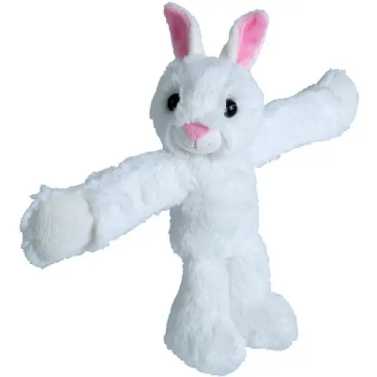Wild Republic Huggers White Bunny Stuffed Animal, 8 Inches image {1}