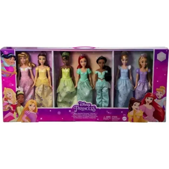 Disney Princess Story Sparkle Princess Doll 7-Pk Gift Set image {5}