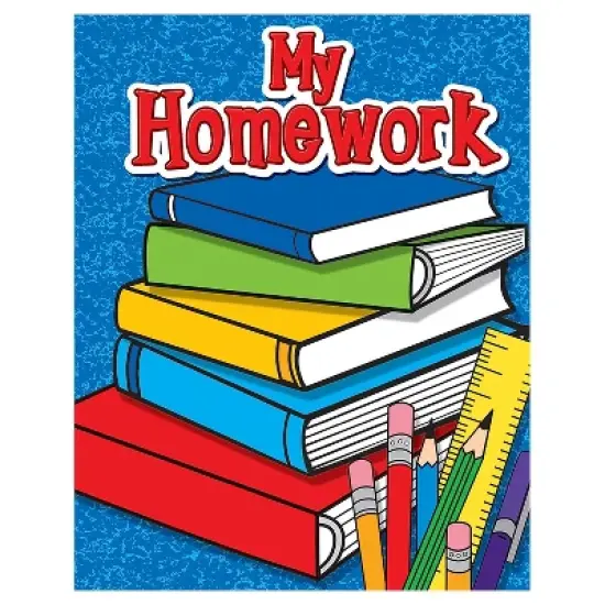 Teacher Created Resources My Homework Pocket Folder Multicolored Pack of 6 (TCR4941-6) image {1}