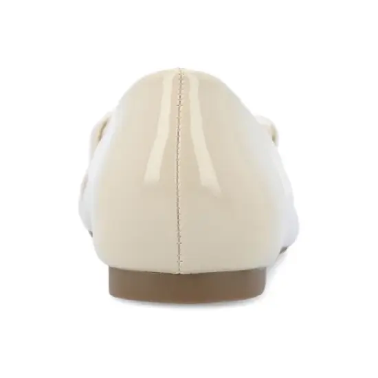 Journee Collection Womens Clareene Slip On Pointed Toe Ballet Flats image {2}