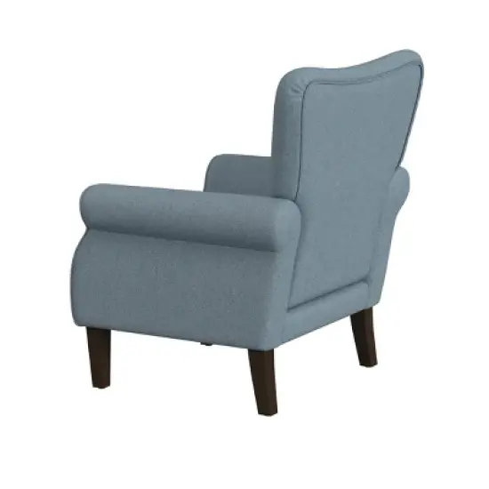 Rolled Arm Accent Chair - HomePop image {3}