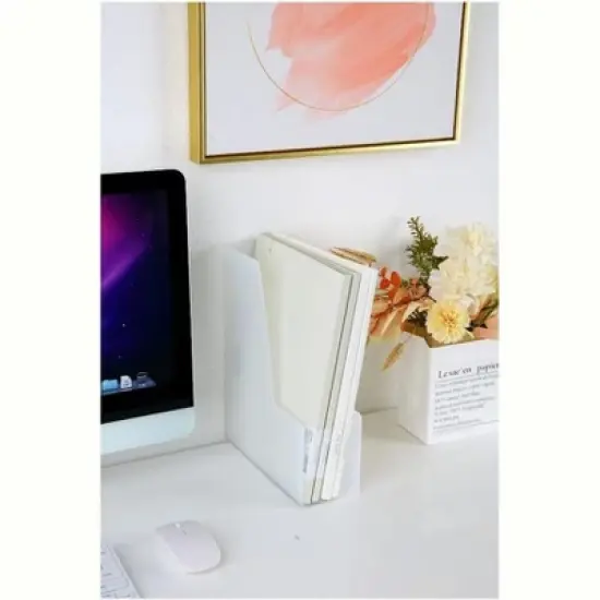 YBM Home Medium Plastic Magazine Holders, Pack of 8 image {2}