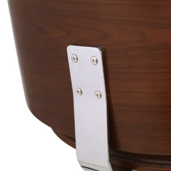 Dawson Mid-Century Modern Upholstered Swivel Office Chair - Christopher Knight Home image {3}