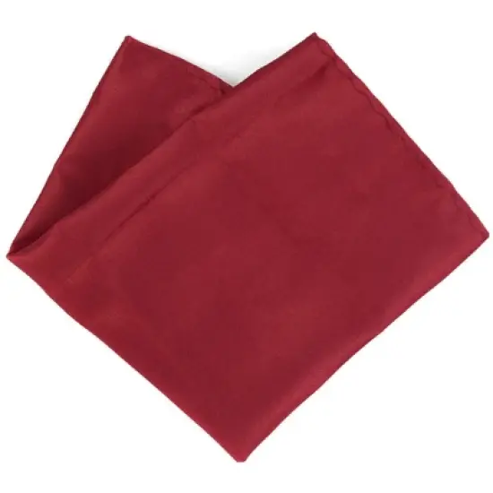 New Men's Solid Pre Tied Bow Tie and Hanky Set image {3}