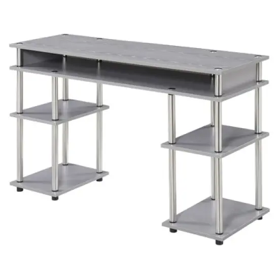 Designs2Go No Tools Student Desk with Shelves - Breighton Home image {4}