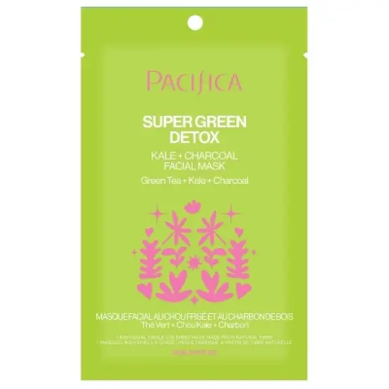 Pacifica Super Green Detox Kale and Charcoal Face Mask - 0.67 fl oz image {9}
