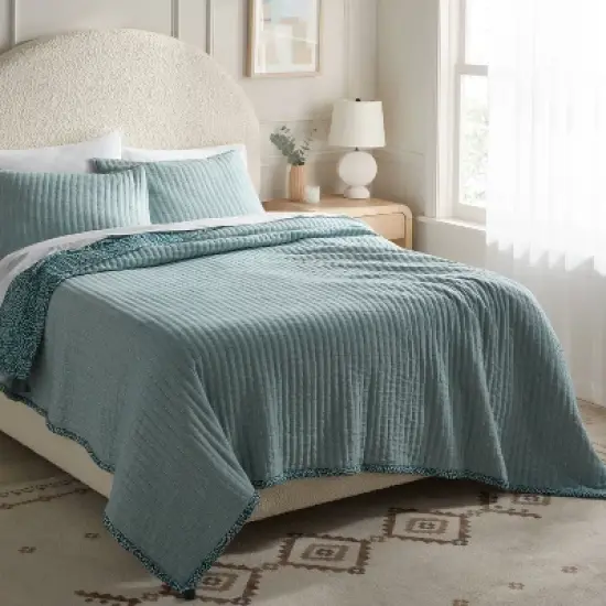 Reversible Matelasse Swirl Quilt - Threshold&trade; image {2}