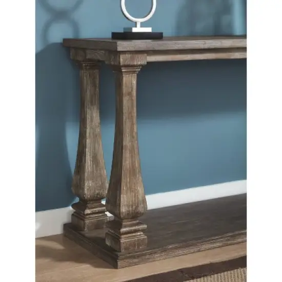 Johnelle Sofa Table Gray - Signature Design by Ashley image {5}