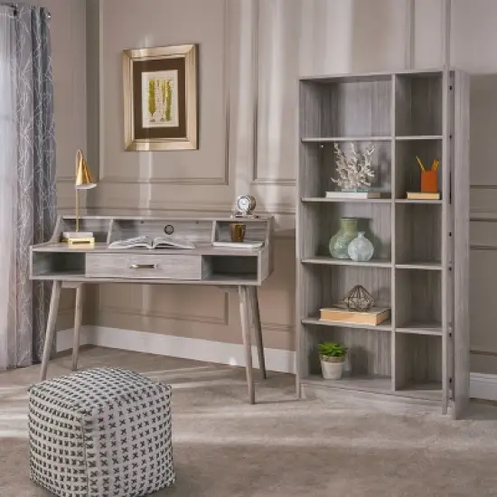 2pc Brenda Mid Century Home Office Set - Christopher Knight Home image {1}