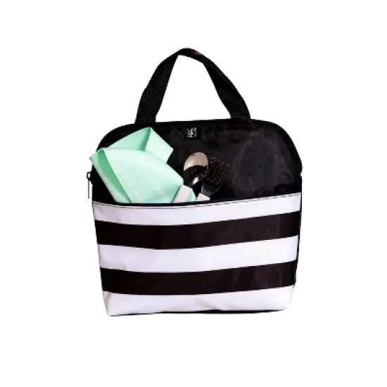 J.L. Childress MaxiCOOL Four Bottle Cooler - Black Stripe image {1}