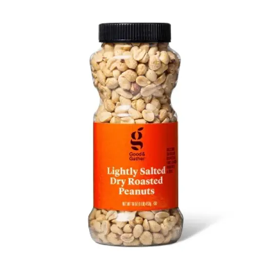 Lightly Salted Dry Roasted Peanuts - 16oz - Good & Gather&trade; image {3}