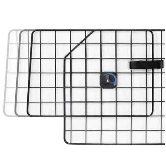 MPM Dog Car Barrier, Adjustable Large Universal-Fit Heavy-Duty Wire Mesh Dog Guard, Travel Car Accessories, for SUVs, Van, Vehicles, Truck Cargo Area image {3}
