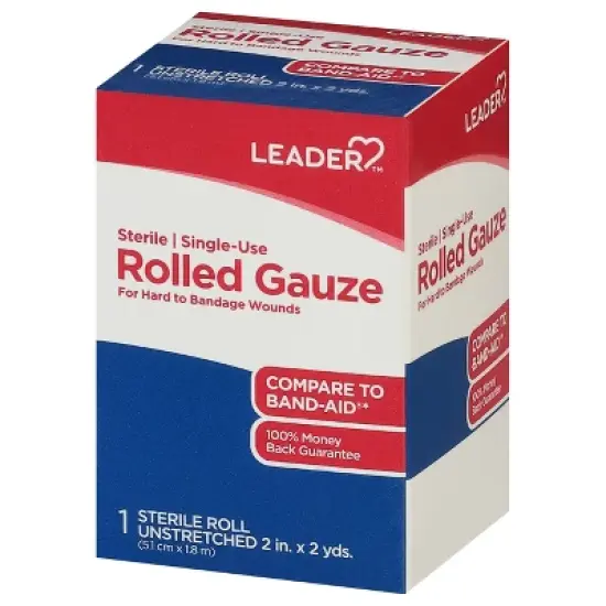 Leader Single-Use Sterile Rolled Gauze 1 ea image {7}