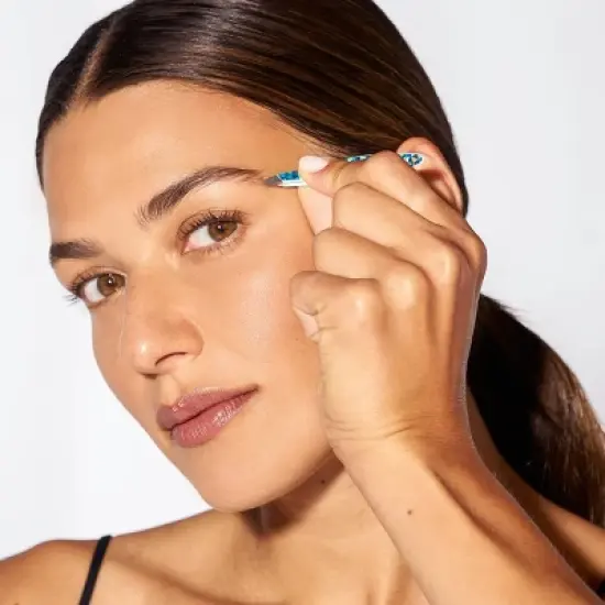 Tweezerman Mini Slant Tweezer - Blue Mosaic image {4}