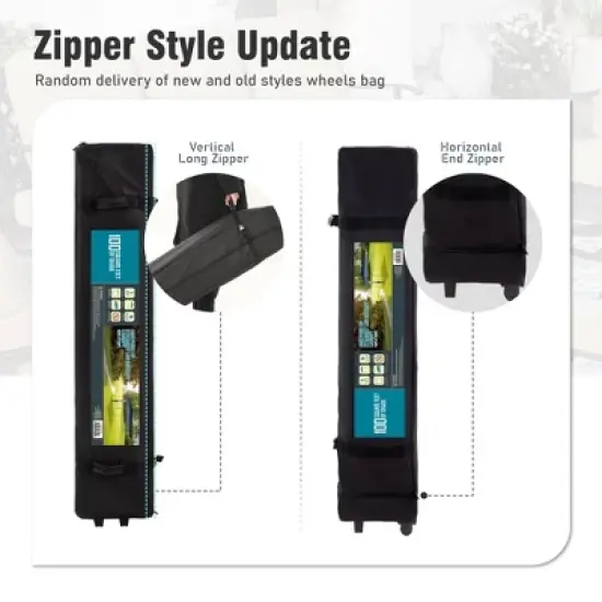 Captiva Designs 10&rsquo;x10&rsquo; Instant Pop Up Canopy Tent &ndash; One-Push Setup with Vented Roof, Includes Storage Bag and Accessories image {12}