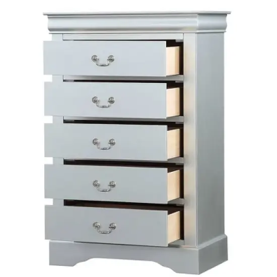 Acme Furniture Louis Philippe Dressers Platinum Finish image {6}