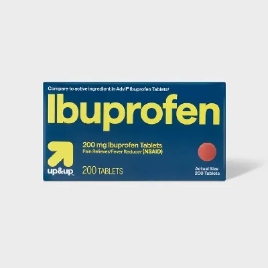 Ibuprofen (NSAID) Pain Reliever & Fever Reducer Tablets - up&up&trade; image {6}
