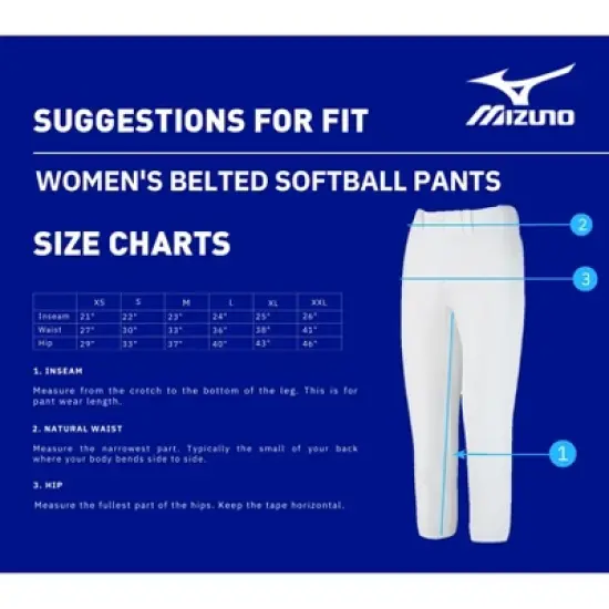Mizuno Women's Belted Softball Pant image {5}
