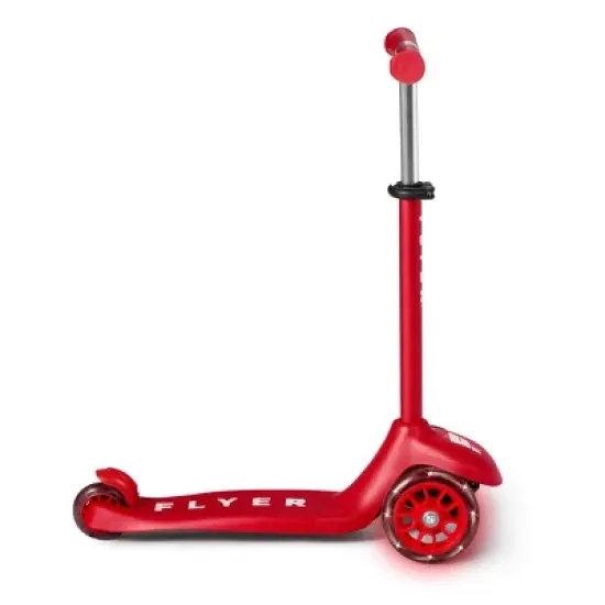 Radio Flyer Glider Junior Kick Scooter with Light Up Wheels: 3-Wheel, Ages 2-5, 44 lb Capacity image {11}