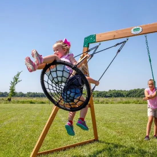Backyard Discovery Cloud Peak Swing Set image {8}