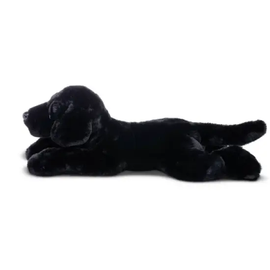 FAO Schwarz Toy Plush Lying Labrador 15" - Black image {5}
