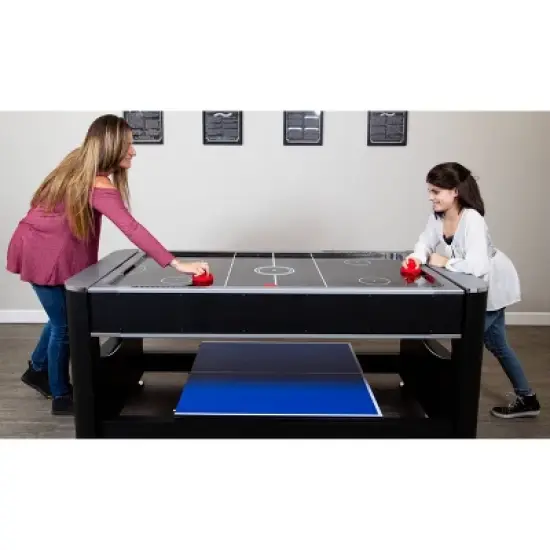 Hathaway Triple Threat 6' 3-in-1 Multi Game Table image {5}