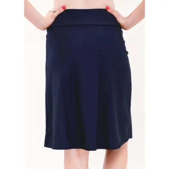 Calypsa Womens -Knee Length Swim Skort image {5}