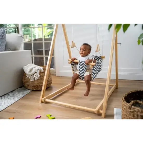 Avenlur Spruce - Baby and Toddler Foldable Swing Set with Stand image {4}