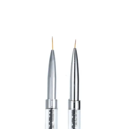 Unique Bargains Double-Headed Nail Art Liner Brush Black 1 Pc image {2}