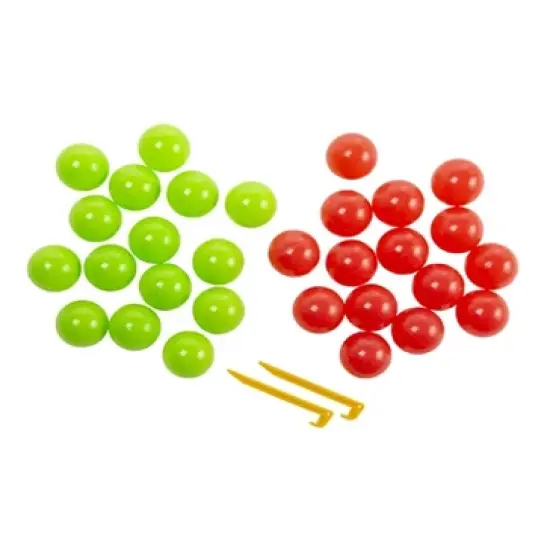 HearthSong Kids' Jumbo 4-Foot Inflatable 4-in-a-Row Sorting and Strategy Game with Board and 30 Balls image {3}