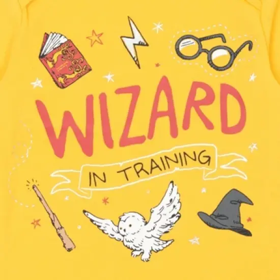 Harry Potter Baby Girls 3 Pack Bodysuits Newborn to Infant image {6}