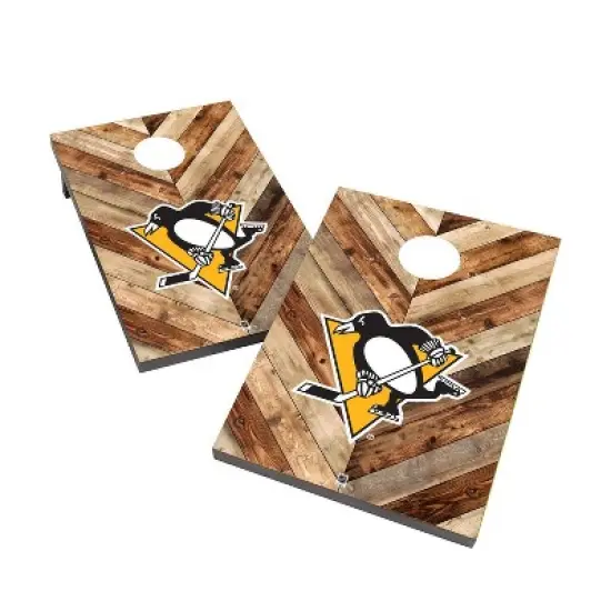 NHL Pittsburgh Penguins 2'x3' Cornhole Bag Toss Game Set image {1}