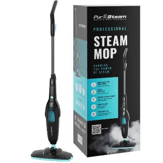 PurSteam Professional Steam Mop | Multi-Surface Cleaner for Hardwood, Tile, Laminate & Carpet | Fast Heating, Lightweight & Chemical-Free Cleaning image {9}