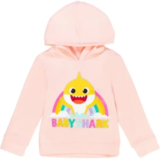Pinkfong Baby Shark Girls Fleece Pullover Hoodie Toddler image {5}