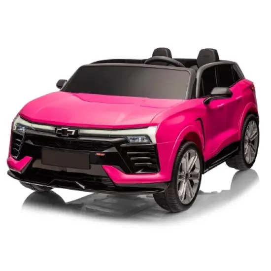 24V Kids Ride On Car, 2-Seater SUV Licensed Chevrolet Blazer Electric Car w/Parent Remote Control, 3 Speeds image {8}