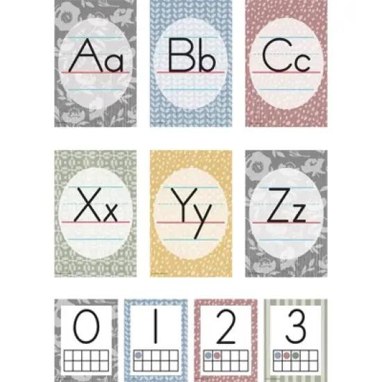 Teacher Created Resources&reg; Classroom Cottage Alphabet Bulletin Board Set, 37 Pieces image {2}