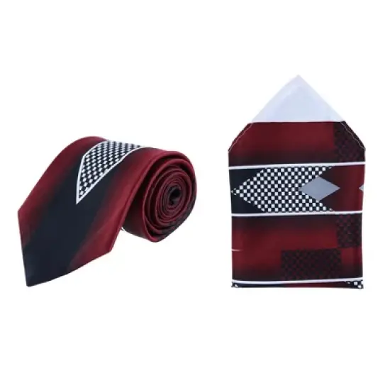 CTM Men's Founders Tux Tie and Pocket Square image {5}